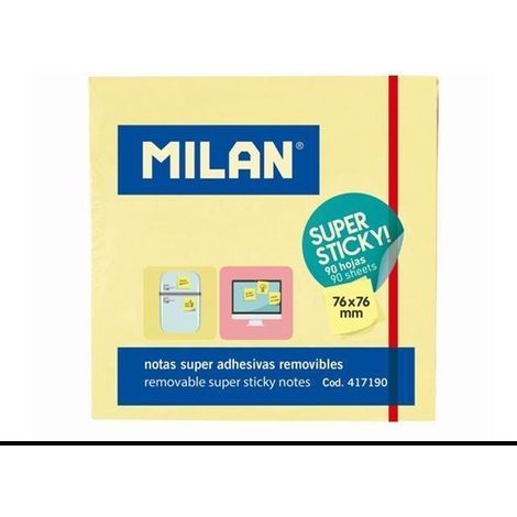 Notas adhesivas Super Sticky MILAN