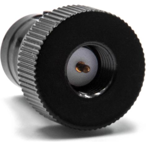 vhbw Antenna Adapter compatible with Wouxun KG-UV6D, KG-UV8D Radio Devices - BNC socket to SMA plug Adapter, Black (1/3)