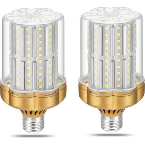 Ampoule LED E27 30W, Blanc froid 6000K(Équivalent 250W Ampoule Incandescente) 3500LM Non Dimmable, Sans Scintillement Lot de 2 (1/5)
