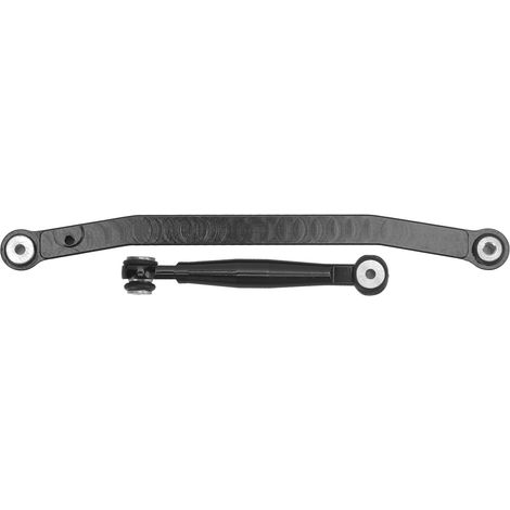 RC-Lenkstangen aus Aluminiumlegierung, passend für Axial SCX24 90081 1/24 RC-Cars, Teile, Schwarz (1/5)