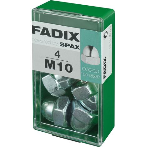 CAJA S 4 unid. TUERCA CIEGA CINC M 10 FADIX (1/2)