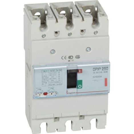 Disjoncteur magnétothermique DPX³250 pouvoir de coupure 36kA 400V - 3P - 200A - LEGRAND