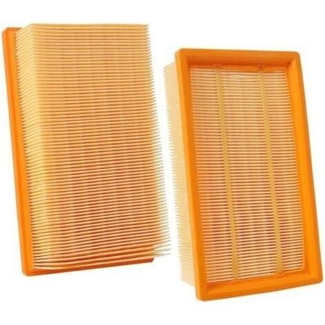 Lot de 2 filtres pour aspirateur Bosch Gas 35 L, M SFC, AFC Professional, plissés plats pour NT 25/1 Ap (1/4)