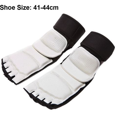 Paire de protège-pieds pour arts martiaux (Taekwondo, boxe, Muay Thai), tous âges
