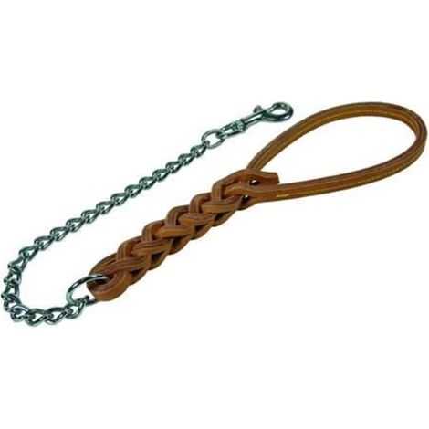 guinzaglio per cani tripla treccia con catena 600 mm (1/2)