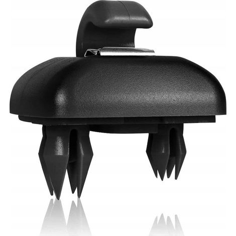 2x Türgriffabdeckung Haken Schwarz Audi A4 B6 B7 B8 B9 (1/5)