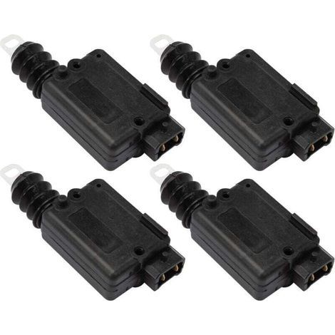4 × Moteur Centralisation de Porte ou Coffre pour Clio 2 Duster Logan Sandero, Actionneur de Verrouillage Central pour Megane Scénic Trafic Twingo Espace Kangoo Master 2 7701039565 (1/4)