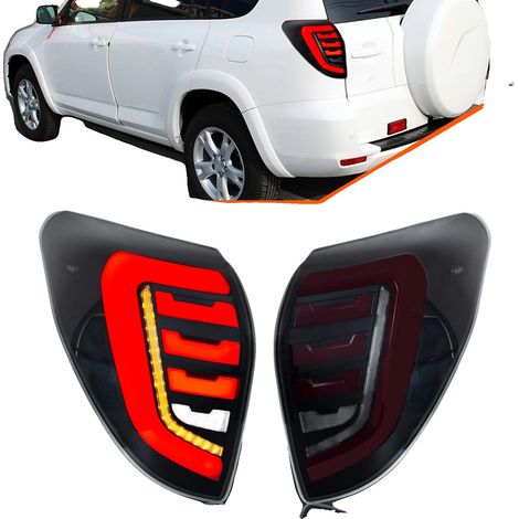 Fanali posteriori a LED, 12V, 35W, 3400LM, indicatori di direzione sequenziali, compatibili con RAV4 2009-2012 (1/5)
