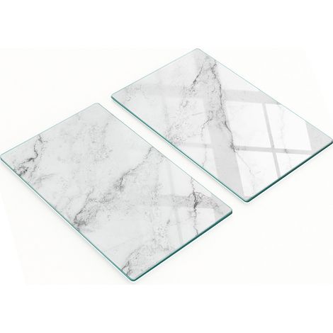 Tablas decorativas multifuncionales de m谩rmol templado para cocina, 2x30x52 cm.