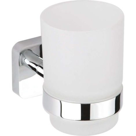 Sapho Insia - Porta spazzolino e dentifricio, cromo IS004 (1/3)