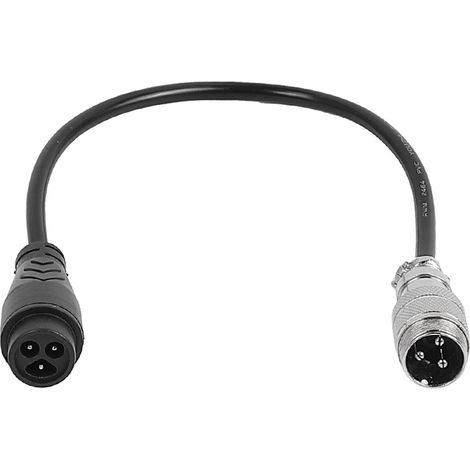 Compatible with MiniMotor scooter accessories: power cable, waterproof adapter cable, male and female connectors.