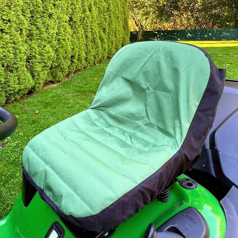 Lawnmower Tractor Seat Cover - Lawnmower and Tractor Seat Cover - Seat Protector Waterproof Water Repellent for Mowers and Tractors (1/2)