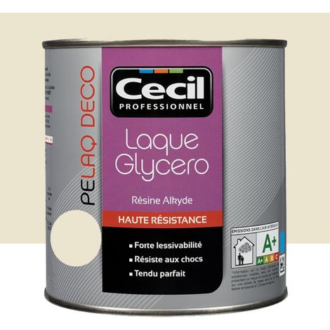 Peinture laque CÉCIL PELAQ DECO Satin Fleur de coton 0,5 L (1/3)