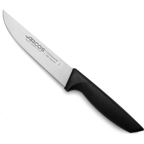 Cuchillo de cocina  Arcos Niza 135300 de acero inoxidable Nitrum y mango de polipropileno con hoja de 15 cm en blíster (1/5)