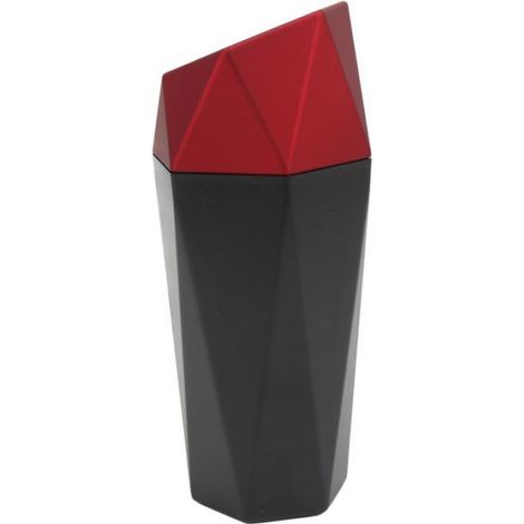 Poubelle à ordures de voiture Poubelle de Voiture, Mini Poubelle étanche, Rouge élégante pour Véhicule, auto etagere (1/5)