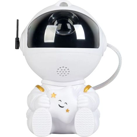 1 projecteur galaxie astronaute blanc, projecteur étoiles astronaute avec