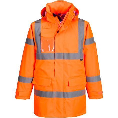 Hi-vis Extreme Regenjacke (3l) - Größe XXL - Orange - Portwest
