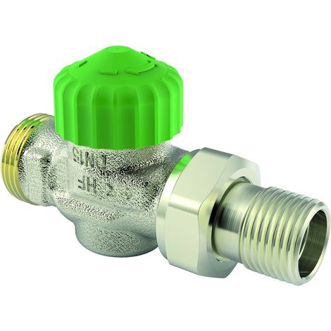 IMI Heimeier Thermostat-Ventilunterteil Eclipse 300, Durchgang, DN 15, Außengewinde G3/4, mit automatischer Durchflussregelung (1/3)