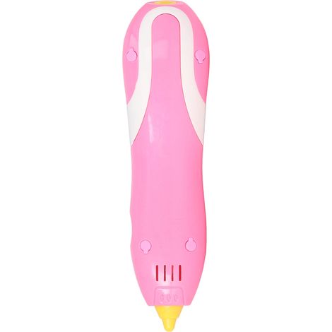 Stylo 3D pour enfants, impression basse température, sans fil, rechargeable, en plastique, rose, pour dessiner et dessiner.
