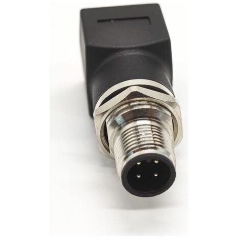 Connector M12 Adaptateur 4 Broches vers RJ45, Connecteur de Câble de Capte de Code A,Connecteur D'aviation de Protection de Fileté, Connecteur Circulaire Industriel IP67 Étanche L'extérieur (1/3)