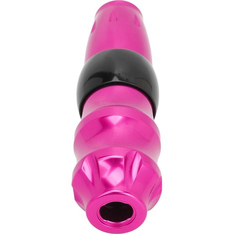 Cartouches de machine à tatouer rotative, aiguilles sans fil, moteur sans noyau, kit stylo liner shader avec câble RCA, rouge rose (1/5)