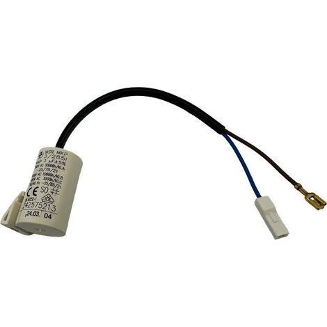2425752132 Condensateur de marche 3µF pour réfrigérateur/congélateur AEG, ELECTROLUX (1/4)