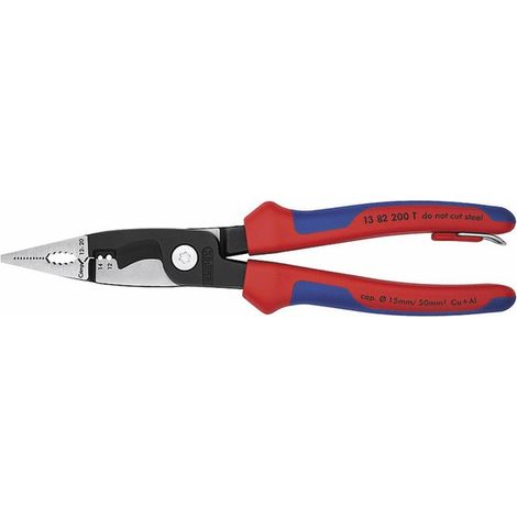 Pince multifonction électrique antichute - KNIPEX - WERK : 13 82 200 T