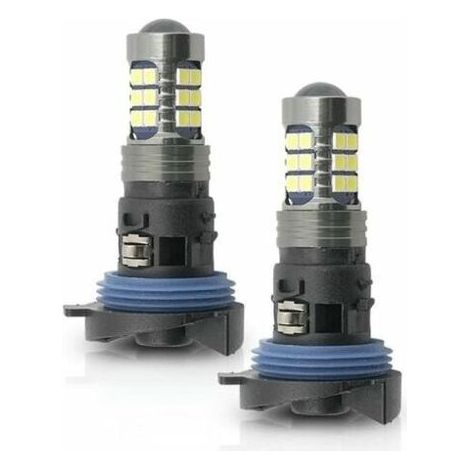 2 pièces HP24W LED ampoules de feux de jour avec base DRL ampoule de lumière du jour pour Peugeot 3008 5008 2009-2016 Citroen C5 2008-2017 Led DLR ampoules de lampe de stationnement (1/4)