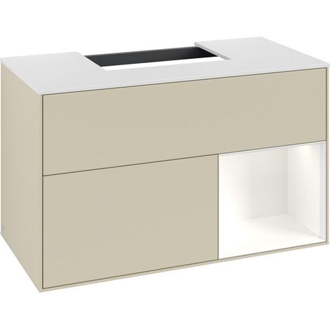 Villeroy & Boch F121MTHJ Meuble sous-lavabo Finion F12 (1/2)