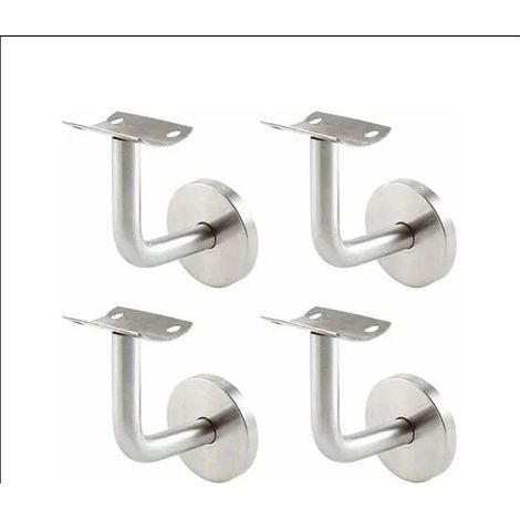 4x Supports de Main Courante Inox 304 pour Rampe Escalier acier inoxydable Soutien Support Mural (1/2)
