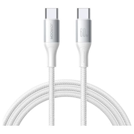 Joyroom Type-C - Type-C Flash Series Cable A28, 60W, 480mb/s, 2m, White (S-A28CCW2) Black