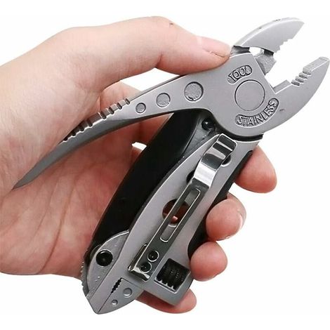 Multifunctional Camping Outdoor Wrench Adjustable Screwdriver Pliers Pocket Multi Tool (1/5)