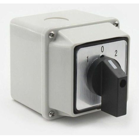 Interruttore selettore rotativo universale Came LW26-20A 220V - 8 terminali, 3 posizioni 1-0-2, interruttore inverter con colori multipli, luce più grande (1/4)