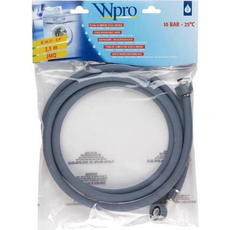 Tubo di alimentazione acqua originale 2,5 M 50 BAR - Lavatrice - WHIRLPOOL - 2968798015250000214 (1/5)