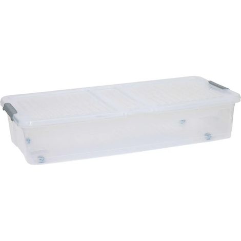 Boîte de Stockage "Flip'n Bed" 33L Transparent