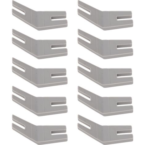 Pied de biche sauteur 10 pcs plastique pour machine à coudre domestique, équilibre hauteur couture épaisse, accessoire compact durable (1/4)