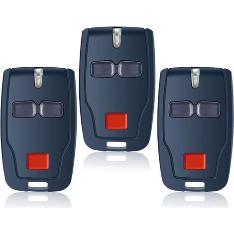 3 télécommandes de remplacement pour MITTO-2, portail de télécommande 2 canaux 433,92 MHz, compatible avec MITTO 2, MITTO B RCB02 (1/5)