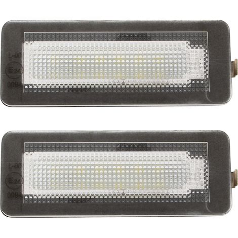 Smart Fortwo W450 W451 W453 LED-Kennzeichenbeleuchtung, 2er-Set