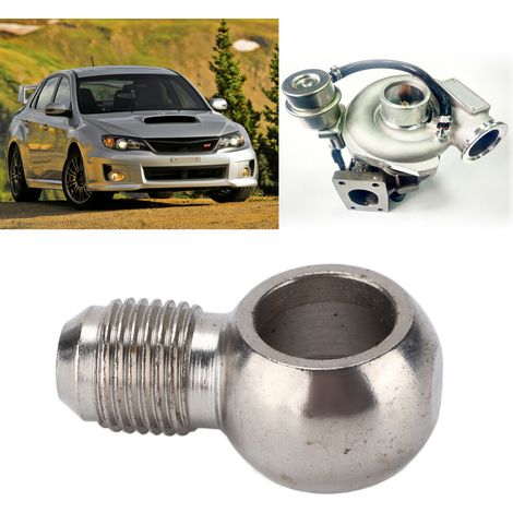 Raccordo per turbocompressori in acciaio inox, adattatore da 6AN a M14, 414-02101-007