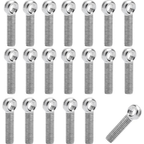 Vis à Œil M5x20mm Inox A2-70 DIN444 - Lot de 20 - Acier Inoxydable - Fixation Résistante - Industrie et Bricolage (1/5)