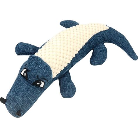 Jouet Squeaky Pour Chien - Jouet À Ronger Et Nettoyer Les Dents En Lin Et Velours De Maïs - Pour Chiens Petits À Grands - 1 Pièce (1/5)