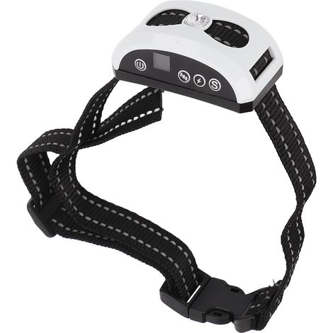 Collier anti-aboiement pour chien rechargeable USB, étanche, à vibration automatique et LED. Collier de dressage automatique pour chiot. (1/5)