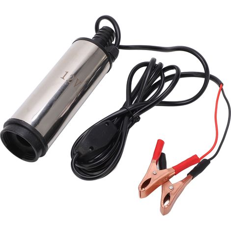 12-V-Gleichstrom-Mini-Kraftstoffpumpe mit Filter, Edelstahl, Dieselkraftstoff-Transferpumpe 45–50 l (1/5)