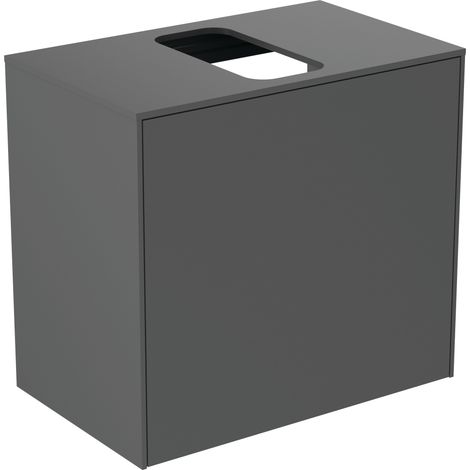 Ideal Standard Mueble bajo para lavabo, 1 cajón, corte central, (1/5)