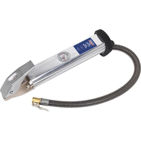 Sealey SA395 Tyre Inflator with Clip-On Connector
