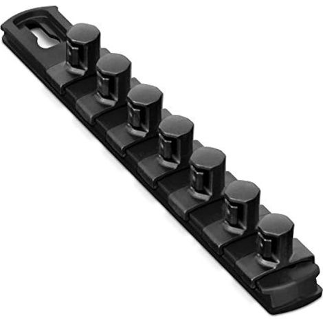 Ernst Fabrication 8412 M-red-1/2 20,3 cm Douille de rangement magnétique et 7–1/5,1 cm Twist Lock Clips, 8428M-Black-1/2 (1/5)