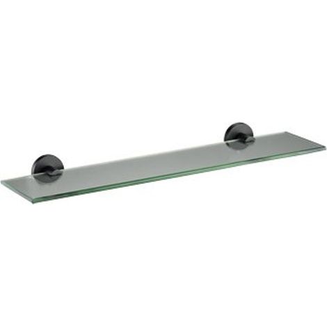 Plieger Vigo Tablette murale d'angle 52x14.5cm Noir (1/2)