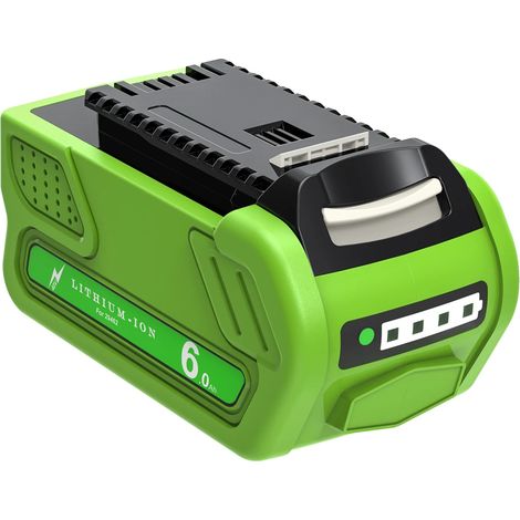 Batterie Greenworks 40V, capacité 6000mAh, Li-Ion rechargeable (1/2)