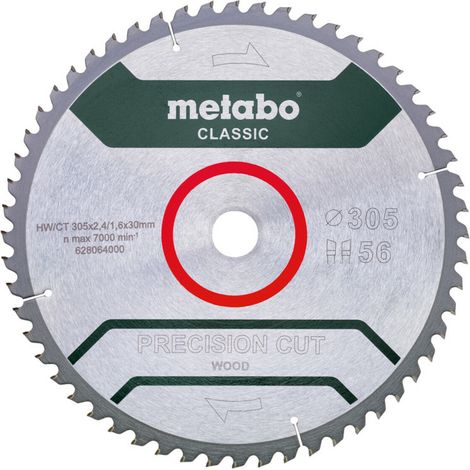 Kreissägeblatt 305x30 Z56 HW/CT - METABO 628064000