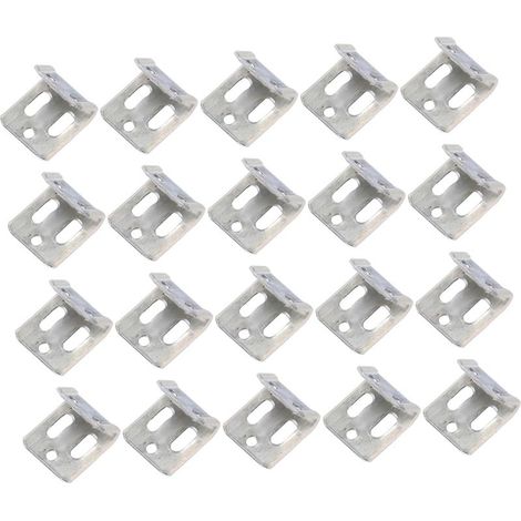 100 pièces Clips à Ressort Renforcés pour Housse Canapé Accessoires de Réparation de Ressorts pour Meubles Installation Facile (1/5)